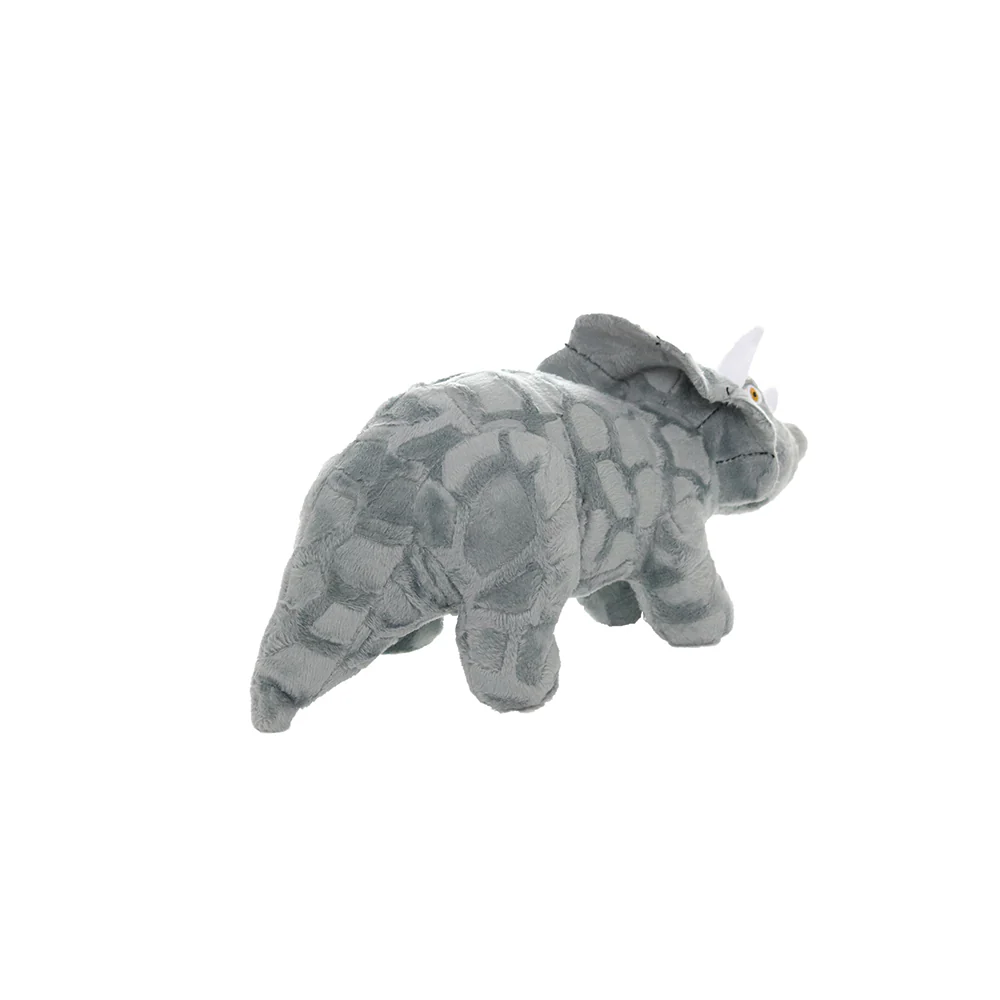 Tuffy Mighty Toy Jr Dinoasaur Triceratops Dog Toy - Image 2