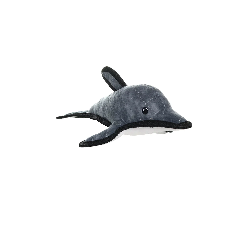 Tuffy Sea Creatures Dolphin Dog Toy - Image 3