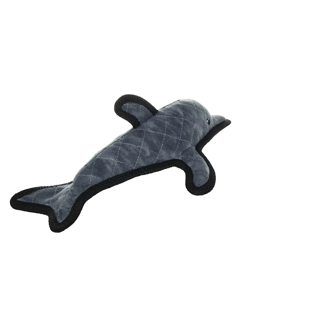 Tuffy Sea Creatures Dolphin Dog Toy - Image 4