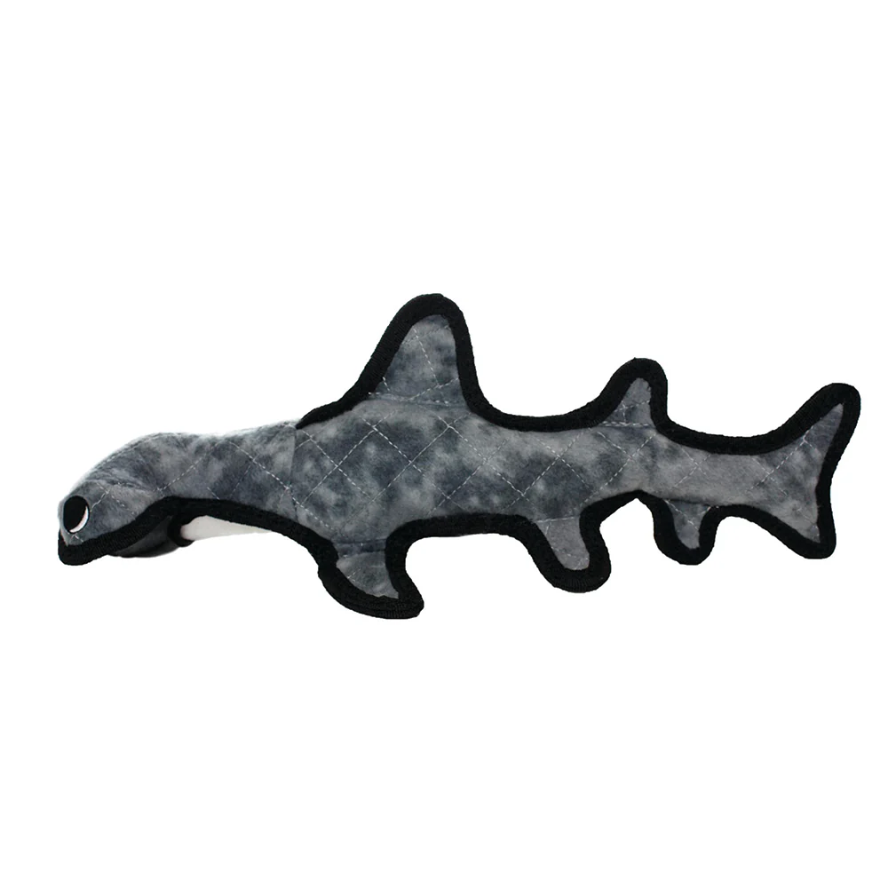 Tuffy Sea Creatures Harley the Hammerhead Shark Dog Toy - Image 2