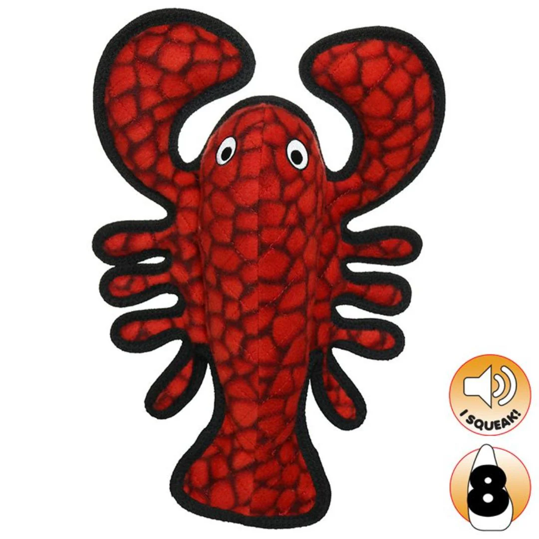Tuffy SEA CREATURES LARRY LOBSTER Tough Dog Toy - Image 2