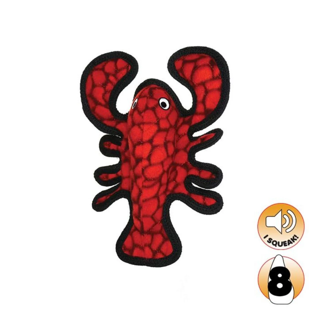 Tuffy SEA CREATURES LARRY LOBSTER Tough Dog Toy - Image 3