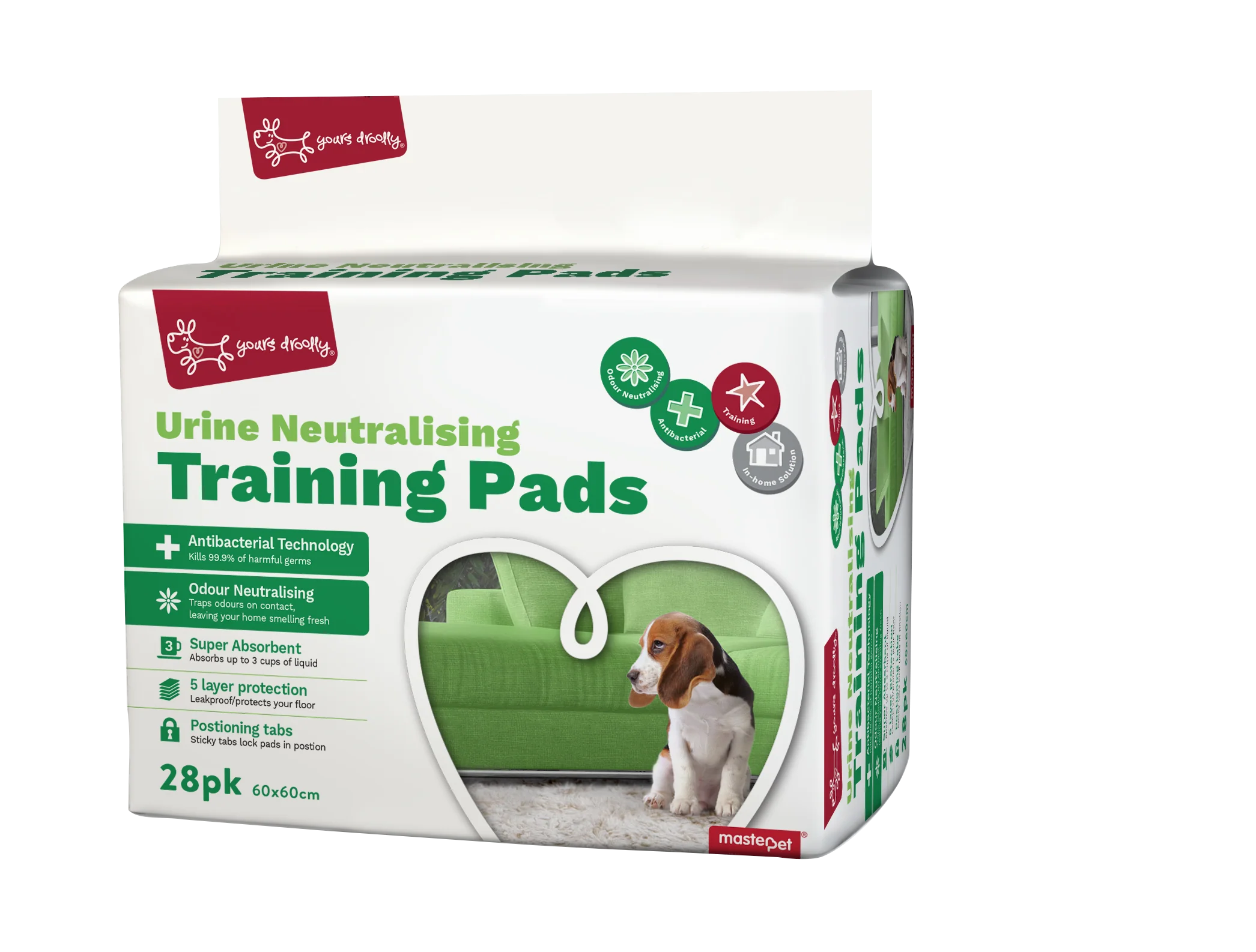 Yours Droolly Urine Neutralising Pads 28pk