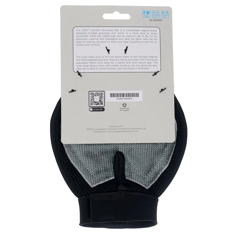 Zeez Comfort Grooming Mitt - Image 2