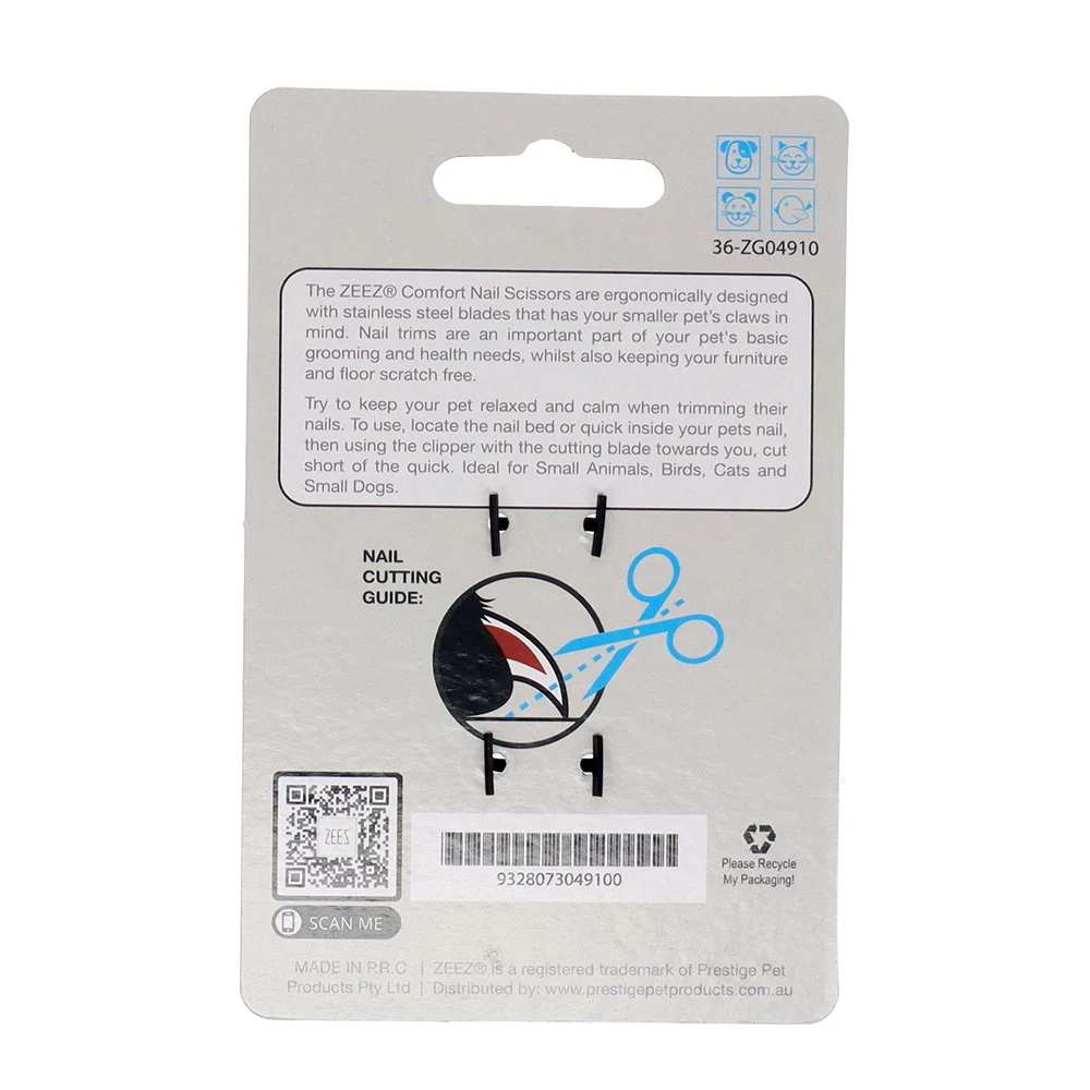 Zeez Comfort Nail scissors - Small - Image 2
