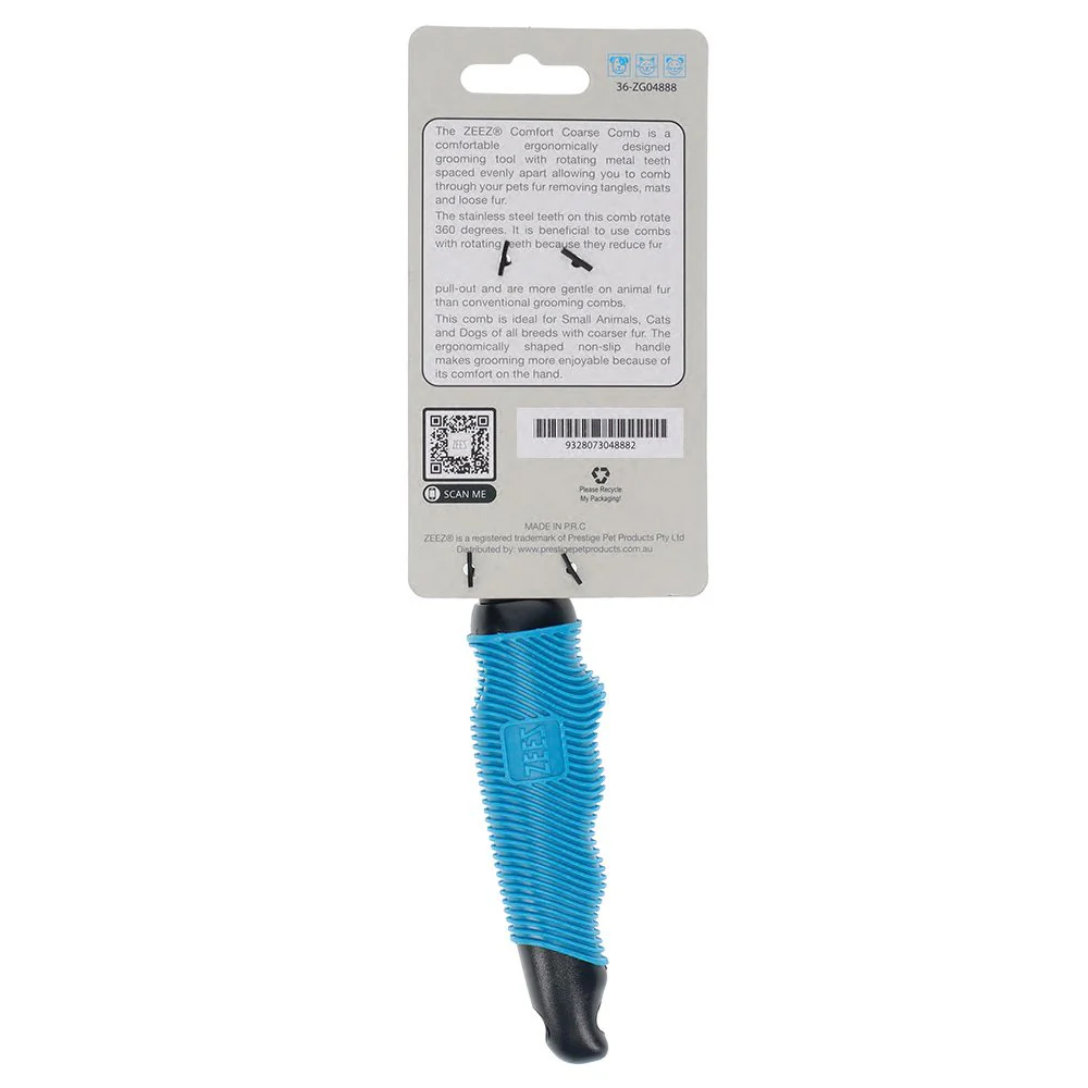 Zeez Comfort Rotating Teeth Coarse Comb - Image 2