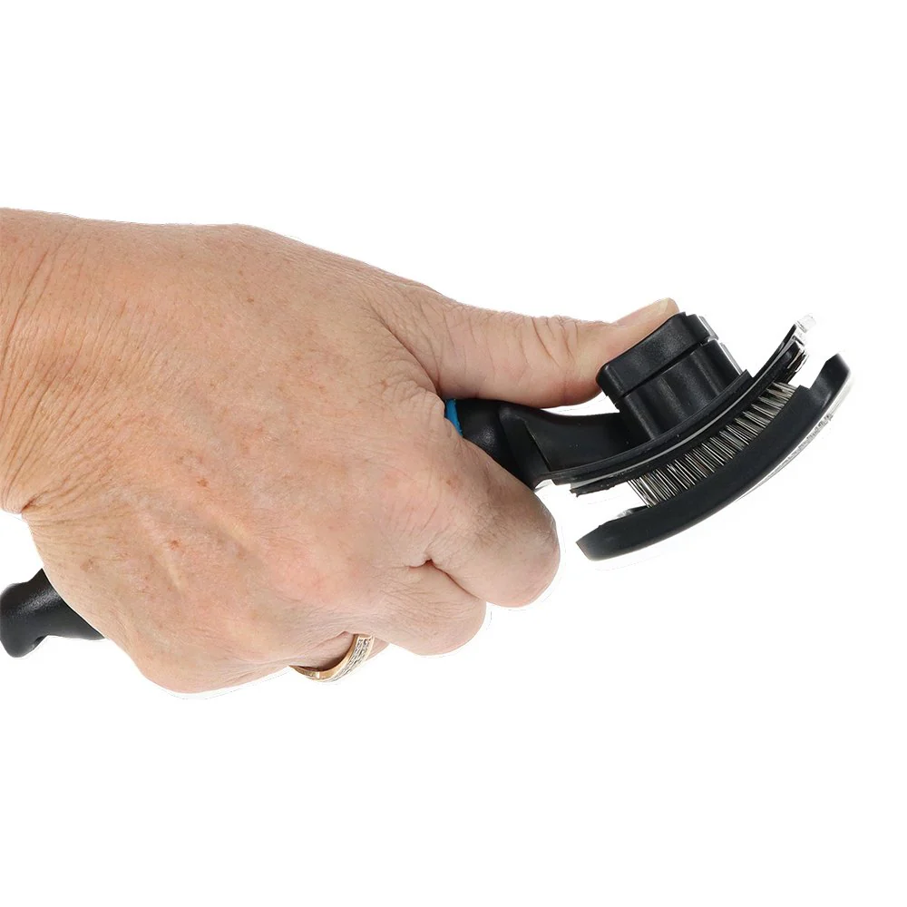 Zeez Comfort Self-Cleaning Slicker Brush - Image 3