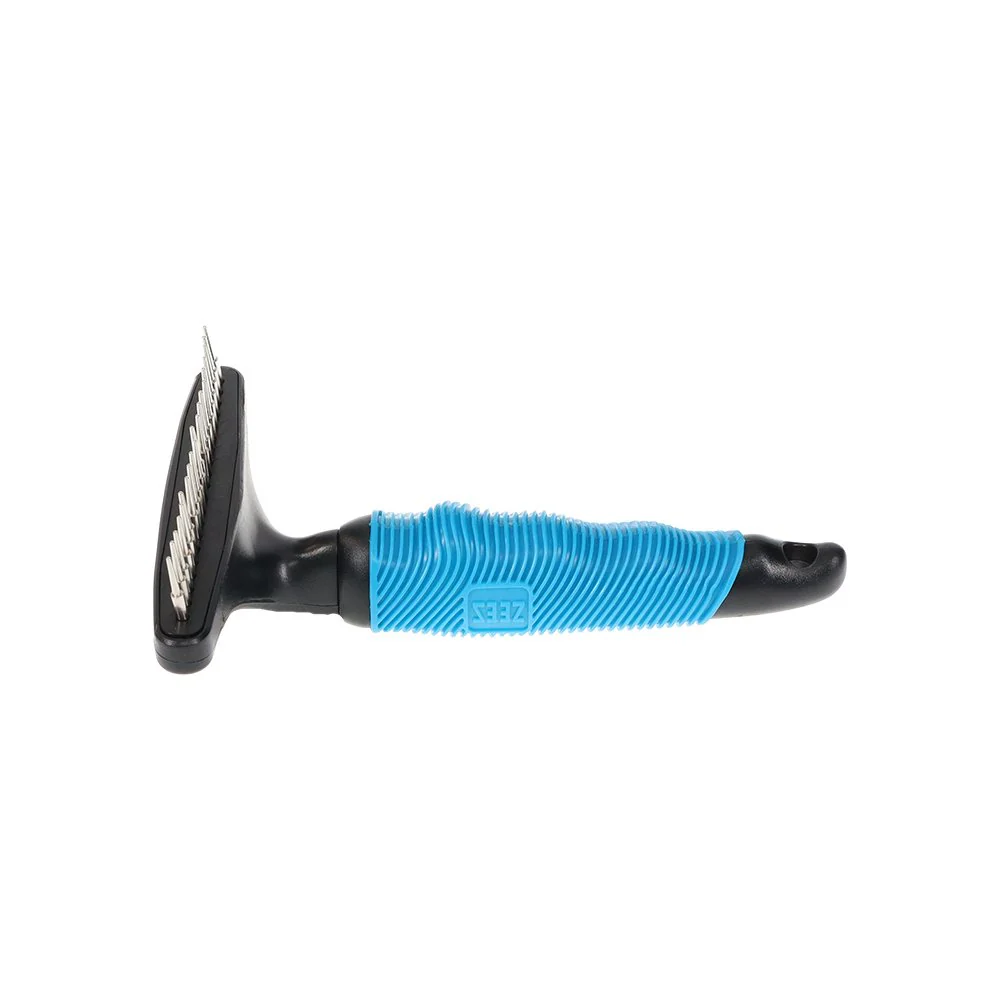 Zeez Comfort Single Row Rotating Teeth Undercoat Rake - Image 2